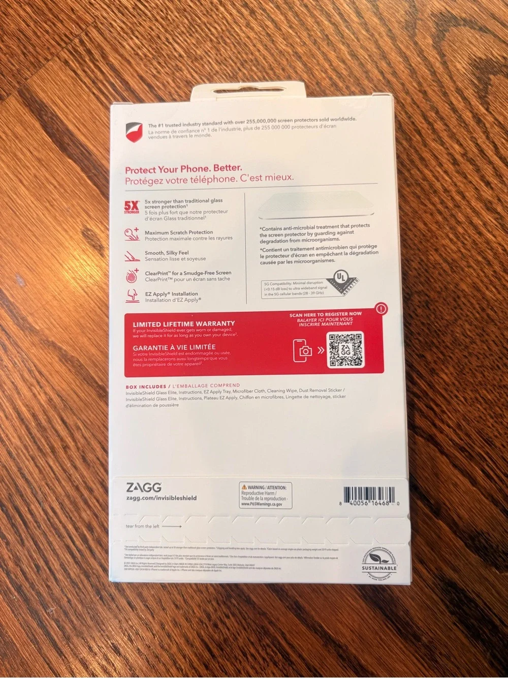 ZAGG InvisibleShield Glass Elite Screen Protector for iPhone 14 Pro Max - Clear